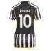 Juventus Paul Pogba #10 Voetbalkleding Thuisshirt Dames 2023-24 Korte Mouwen